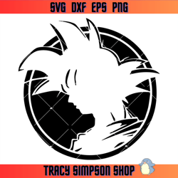 goku dragon ball svg, super saiyan svg, goku svg