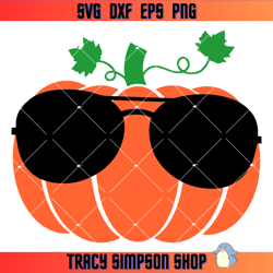halloween pumpkin sunglasses svg, autumn svg, pumpkin svg