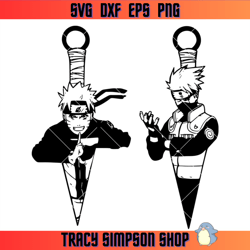 naruto character in knife svg, naruto knife svg, naruto svg