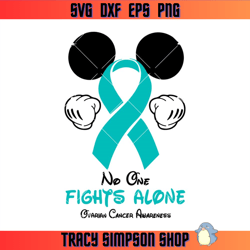 ovarian cancer awareness svg, ovarian cancer svg, disney