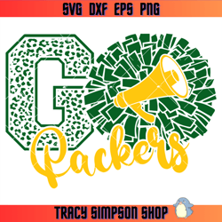 packers cheer svg, cheerleading packers svg, go packers svg