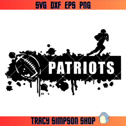 patriots football svg, tool box svg, grunge football svg