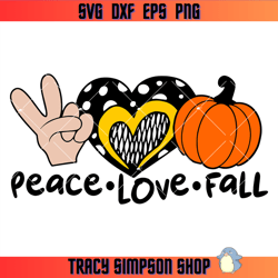 peace love fall svg, autumn svg, pumpkin svg, fall svg