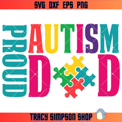 proud autism dad svg, 2nd april svg, autism support svg