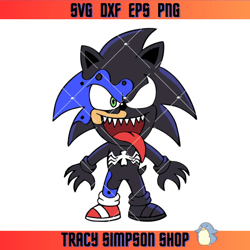 sonic venom svg, superhero svg, marvel comics svg