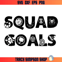 squad avengers svg, squad goals svg, avengers silhouette