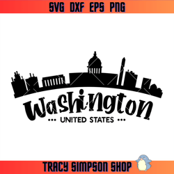 washington skyline usa svg, washington svg, usa svg, patriot