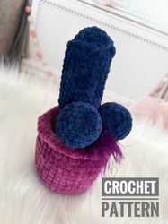 crochet pattern dick toy penis toy- amigurumi tutorial pdf file