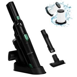 handheld cordless vacuum, portable vacuum with 15kpa suction, fast charging, ev-h061 (new)