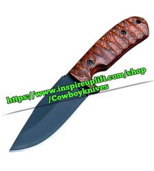 custom handmade carbon steel skinner knife 12