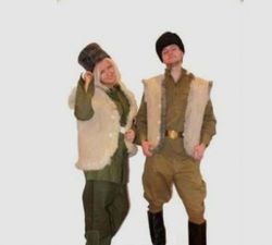 military surplus soviet uniform airsoft military surplus sheepskin fur vest