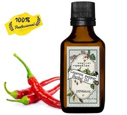 cayenne pepper oil.  pure & organic . capsicum annuum oil. body oil. hair oil