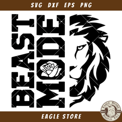 beast mode on svg, beauty and the beast svg, lion svg