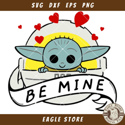 Be Mine Happy Valentine Day Svg