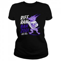 riff ram bah zoo vintage tcu cheer shirt