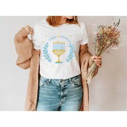 hanukkah menorah shirt, hanukkah holiday shirt, jewish gift tee, festival of light shirt, jewish festival, menorah, jewi