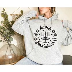 happy hanukkah shirt, hanukkah hoodie, hanukkah shirt, hanukkah gifts, happy hanukkah, hanukkah sweatshirt, chanukah swe