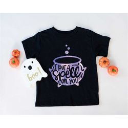 i put a spell on you shirt, halloween shirt, witch shirt, halloween shirt, boo shirt, halloween, halloween party, cute h