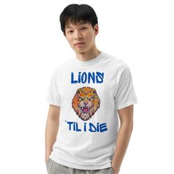 lions til i die mens garment-dyed heavyweight t-shirt