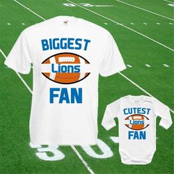 lions baby bodysuit double customized lions fan shirt t-shirt one piece funny child boy clothing kids shower girl tops