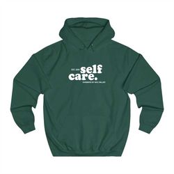 self care hoodie, self care crewneck t-shirt, swimming hoodie trendy sweatshirt, mac self care merch gift
