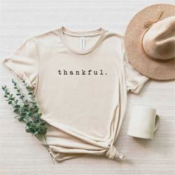 thankful shirt adult, youth,  kid thanksgiving tee vintage thankful shirt grateful fall shirts gratitude mindset t-s