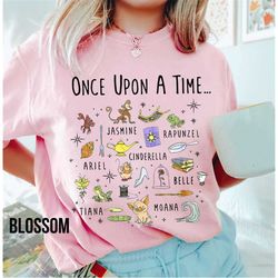 lovely once upon a time disney princess shirt, princess shirt, disney princess shirt, disneyworld shirts, gifts idea
