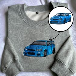 custom embroidered car from your photo sweatshirt personalized car from your photo sweater crewneck custom car sweatshir