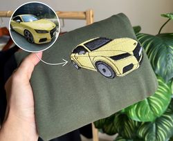 custom embroidered car from your photo sweatshirt embroidered personalized car from your photo sweater crewneck custom c