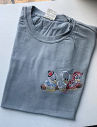 huey dewey  louie halloween embroidered shirt  disney embroidered shirt  tank top  long sleeve