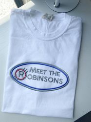 meet the robinsons embroidered t-shirt  disney embroidered t-shirt