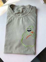 oogie boogie embroidered shirt  disney halloween embroidered shirt  nightmare before christmas embroidered shirt