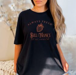 bill and frank strawberry t-shirt, tlou sweatshirt, strawberries shirt, gamer shirt, the last of us gift, bill and frank