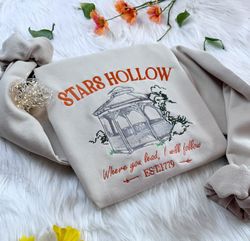 embroidered star hollow pavilion sweatshirt, connecticut star hollow embroidered hoodie, stars hollow pavilion t-shirt,