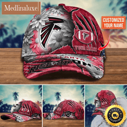 atlanta falcons baseball cap flower new trending custom cap for fan