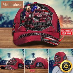 atlanta falcons baseball cap mickey mouse customize cap