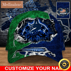 customized nhl vancouver canucks baseball cap new collection for sports fans