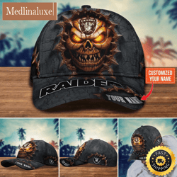 las vegas raiders baseball cap halloween custom cap for this season