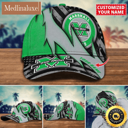 NCAA Marshall Thundering Herd Baseball Cap Custom Cap For Sport Fans