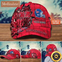 NCAA Ole Miss Rebels Baseball Cap Custom Hat For Fans