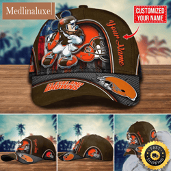 nfl cleveland browns baseball cap mickey cap trending custom cap