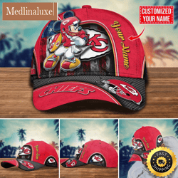 nfl kansas city chiefs baseball cap mickey cap trending custom cap