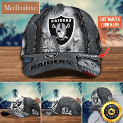 nfl las vegas raiders baseball cap flag flower trending custom cap
