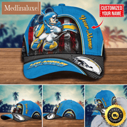 nfl los angeles chargers baseball cap mickey cap trending custom cap