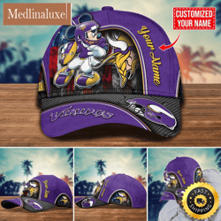 nfl minnesota vikings baseball cap mickey cap trending custom cap