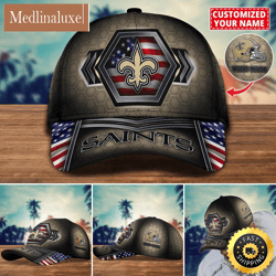 nfl new orleans saints baseball cap best trending custom name cap