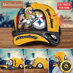 nfl pittsburgh steelers baseball cap mickey cap trending custom cap