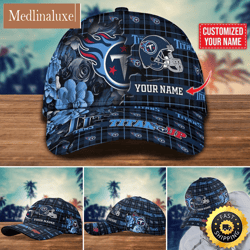nfl tennessee titans baseball cap flower trending custom cap