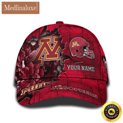 personalized ncaa minnesota golden gophers all over print baseball cap show your pride