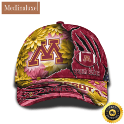 personalized ncaa minnesota golden gophers all over print baseball cap the perfect way to rep your team